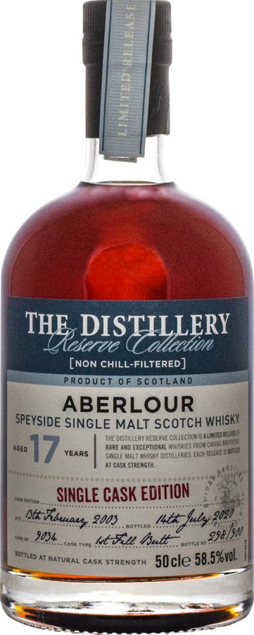 Aberlour 2003 First Fill Sherry Butt #9034 58.5% 500ml