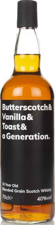 Butterscotch & Vanilla & Toast & A Generation 30yo MoM 40% 700ml