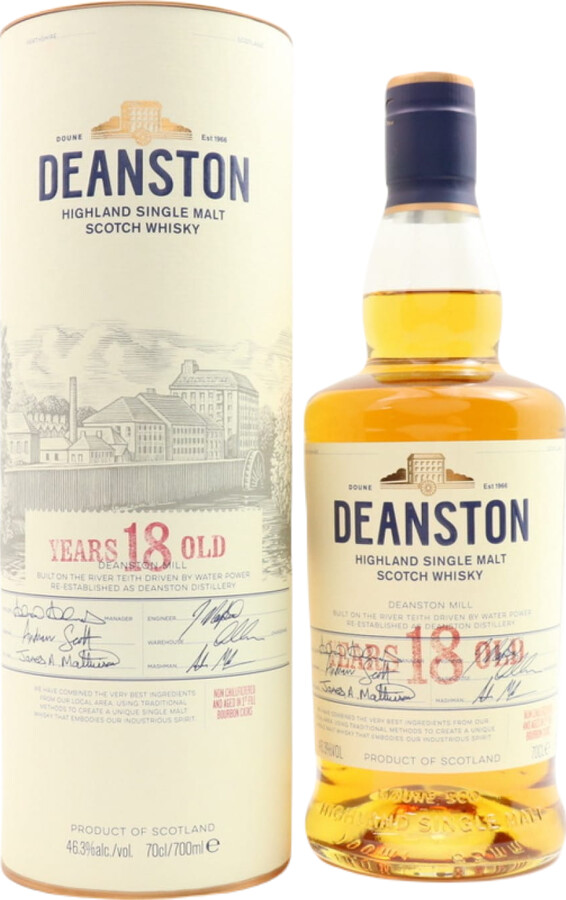 Deanston 18yo First-Fill Bourbon 46.3% 700ml