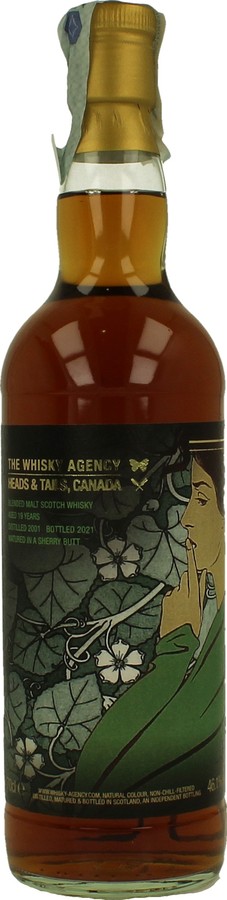 Blended Malt Scotch Whisky 2001 TWA Sherry Butt 46.1% 700ml