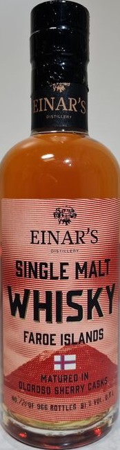 Einar's 2017 Oloroso Sherry Cask 51% 500ml