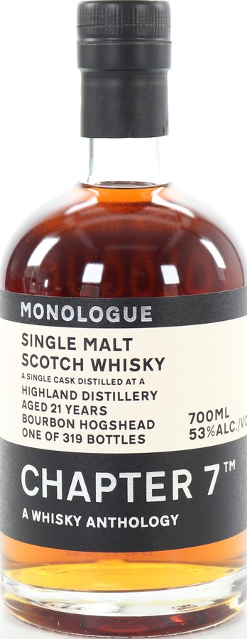 Highland Distillery 2000 Ch7 Bourbon Hogshead 53% 700ml