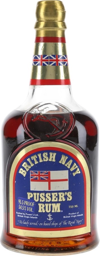 Pussers British Navy Rum 54.5% 750ml