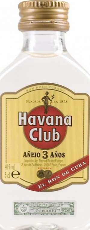 Havana Club Anejo 3yo 40% 50ml
