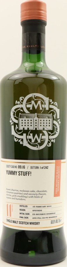 Tomintoul 2010 SMWS 89.16 60% 700ml