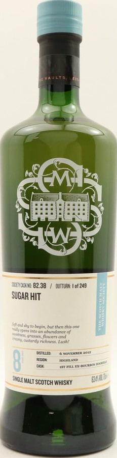 Glencadam 2012 SMWS 82.38 1st Fill Ex-Bourbon Hogshead 63.4% 700ml