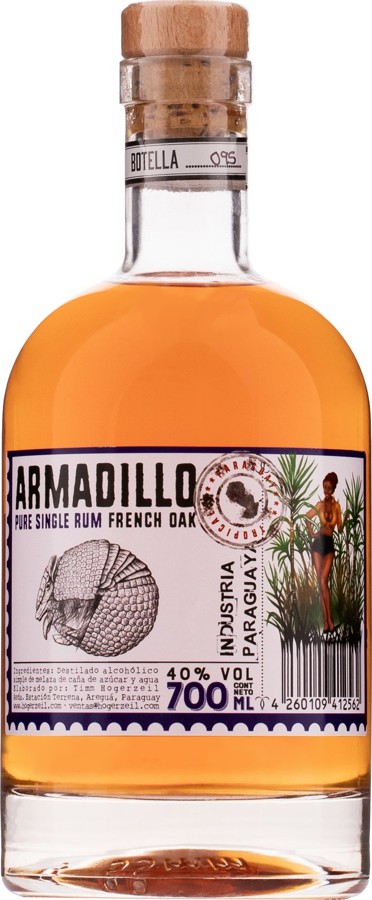 Armadillo French Oak Pure Single Rum 40% 700ml