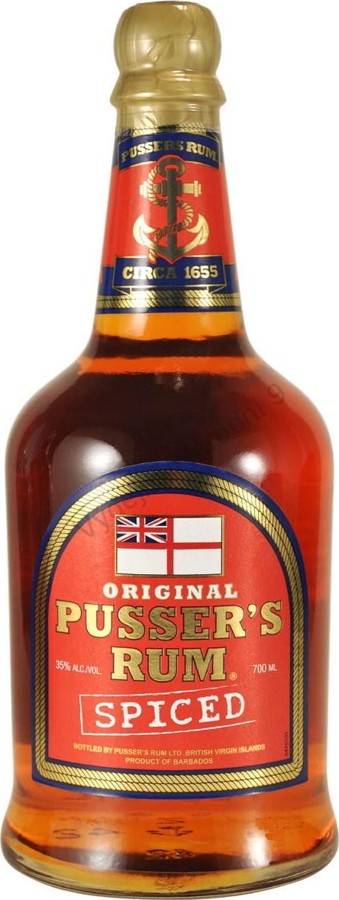 Pussers British Navy Rum Spiced 35% 700ml
