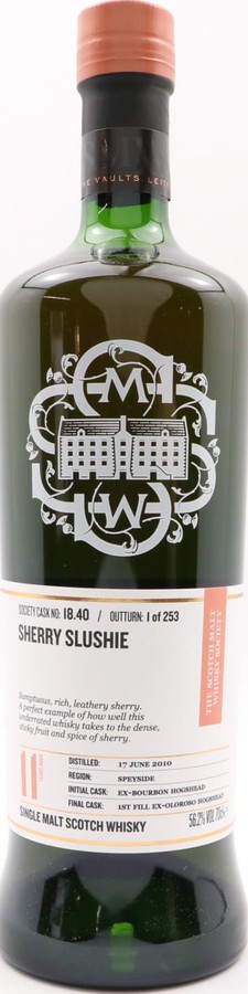 Inchgower 2010 SMWS 18.40 56.2% 700ml