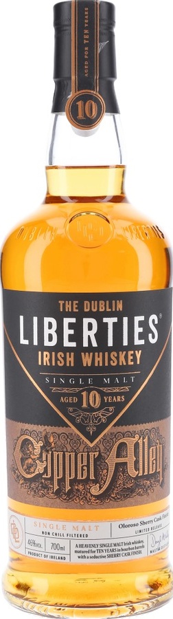 The Dublin Liberties 10yo Oloroso Sherry Cask Finish 46% 700ml