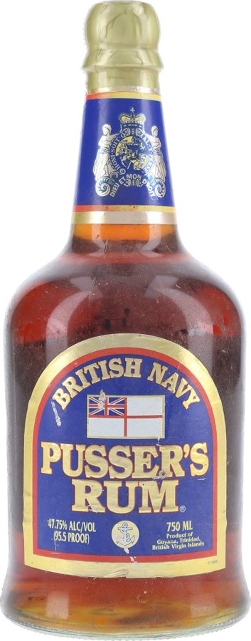 Pussers British Navy Rum 47.75% 750ml