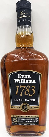 Evan Williams 1783 Small Batch New Charred American Oak 45% 750ml