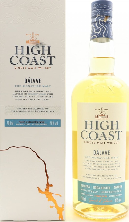 High Coast Dalvve Bourbon 46% 700ml