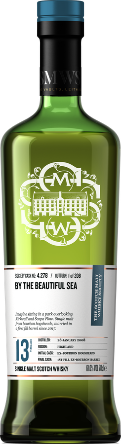 Highland Park 2008 SMWS 4.278 1st Fill Ex-Bourbon Barrel Scotch Malt Whisky Society 61% 750ml