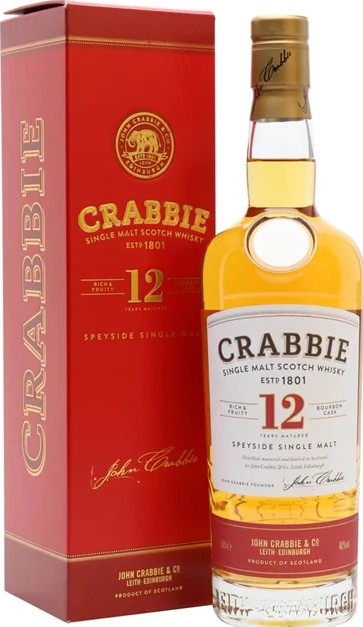 Crabbie 12yo JCrC Bourbon Cask 40% 700ml