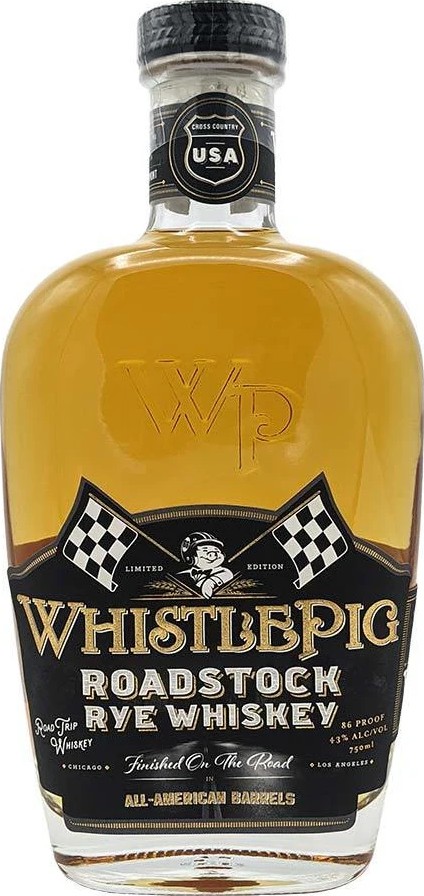 WhistlePig Roadstock Rye Whisky All-American Barrels 43% 750ml