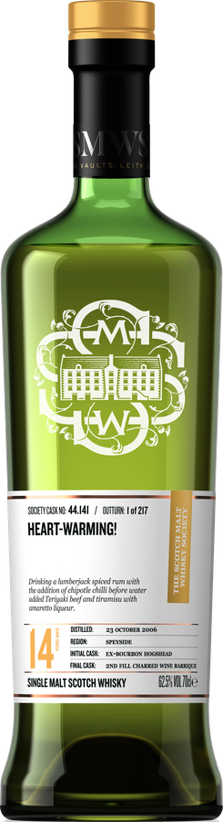 Craigellachie 2006 SMWS 44.141 bourbon charred wine barrique 62.5% 700ml