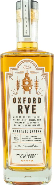 The Oxford Artisan Distillery Oxford Rye American oak 40% 700ml