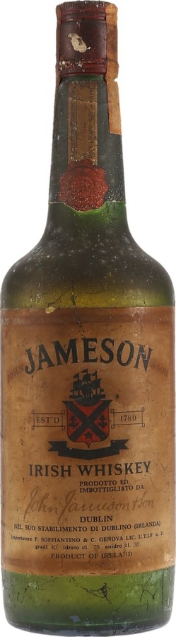 Jameson Irish Whisky 40% 750ml