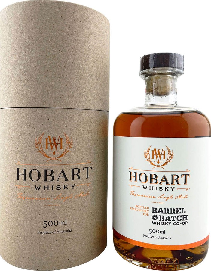 Hobart Whisky 5yo American Oak Ex-Bourbon 63% 500ml