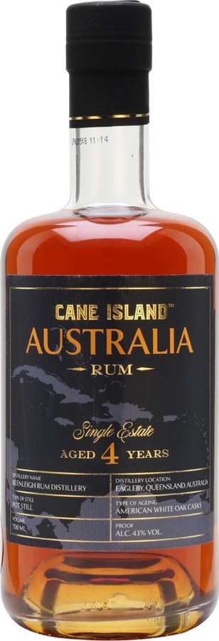 Cane Island Australia Single Estate 4yo 43% 700ml