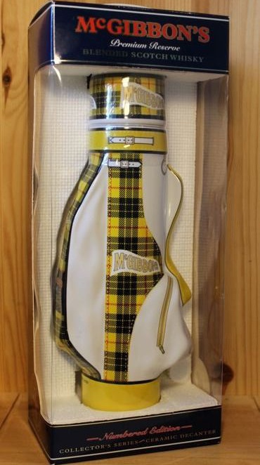 McGibbon's Golf Bag Decanter Tartan MacLeod 43% 700ml