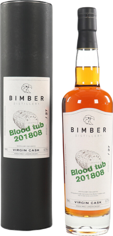 Bimber Blood tub 201808 Virgin Cask 57.7% 700ml