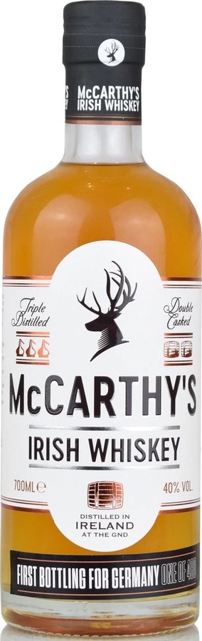 McCarthy's Irish Whisky McCa 40% 700ml