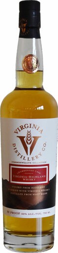 Virginia Highland Whisky Chardonnay Cask Finished Batch 3 46% 750ml