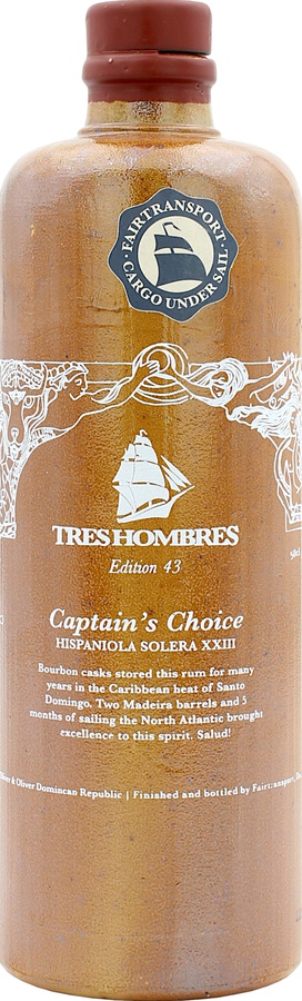 Tres Hombres Edition 43 Captain's Choice Hispaniola XXIII Solera 23yo 63.2% 500ml