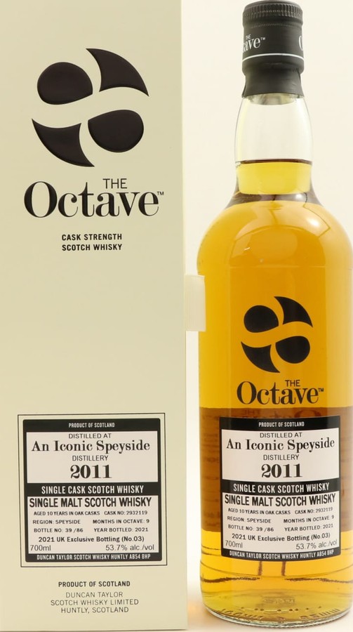 An Iconic Speyside Distillery 2011 DT Sherry Octave Finish #2932119 2021 UK Exclusive Bottling No.03 53.7% 700ml