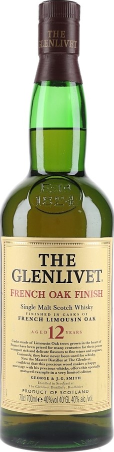 Glenlivet 12yo French Limousin Oak 40% 700ml