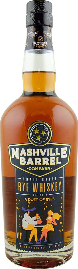 Nashville Barrel Company Rye Whisky Batch 2 50% 750ml