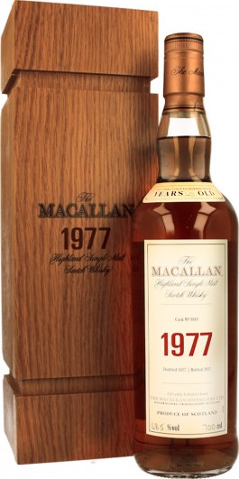 Macallan 1977 Refill Sherry Hogshead #8661 48.5% 700ml