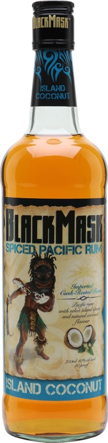Black Mask Spiced Pacific Rum Island Coconut 40% 750ml