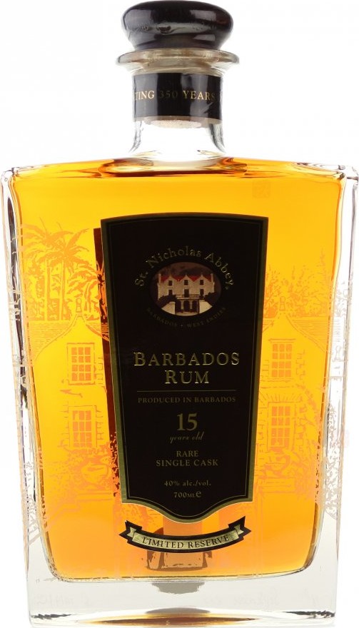 Saint Nicholas Abbey Barbados Rum 15yo 40% 700ml