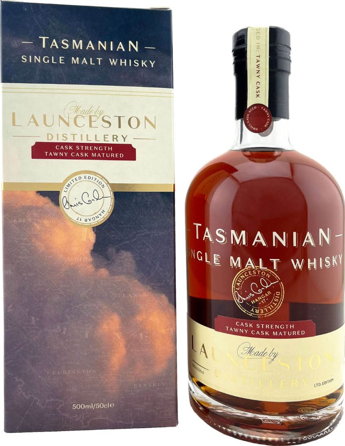 Launceston Tasmanian Single Malt Whisky Tawny Cask Matured Batch H17-20 63.5% 500ml