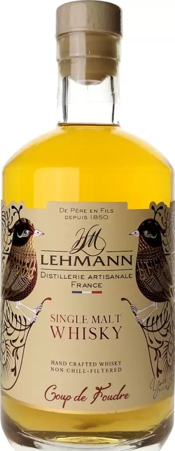 J & M Lehmann Coup de Foudre Cognac Barrels 40% 700ml