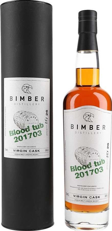Bimber Blood tub 201703 Virgin Cask 58% 700ml