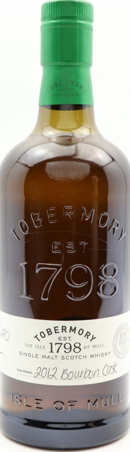 Tobermory 2012 Bourbon Cask #706 57.8% 700ml