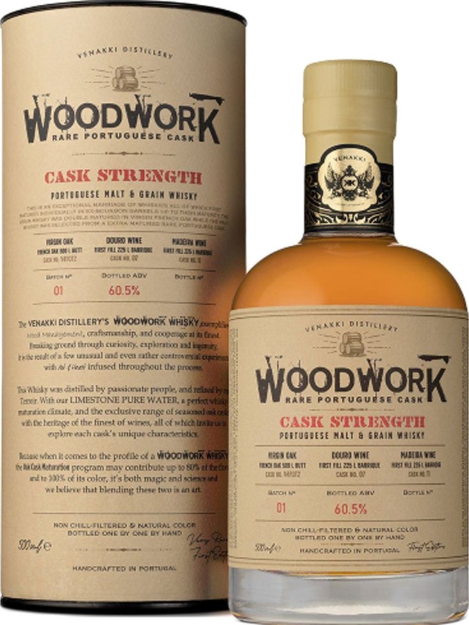 Woodwork Cask Strength Batch 01 60.5% 500ml