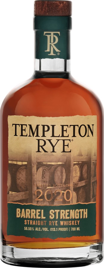 Templeton Rye Barrel Strength 56.55% 700ml