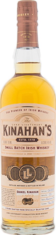 Kinahan's Small Batch Irish Whisky American Wood 46% 700ml