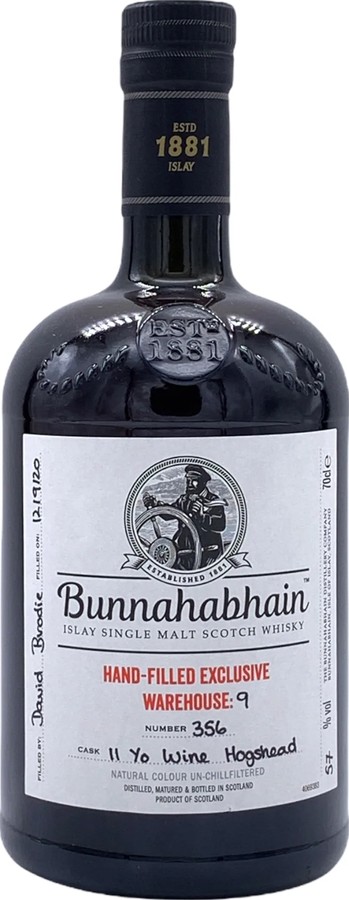 Bunnahabhain 2009 Wine Hogshead 57% 700ml