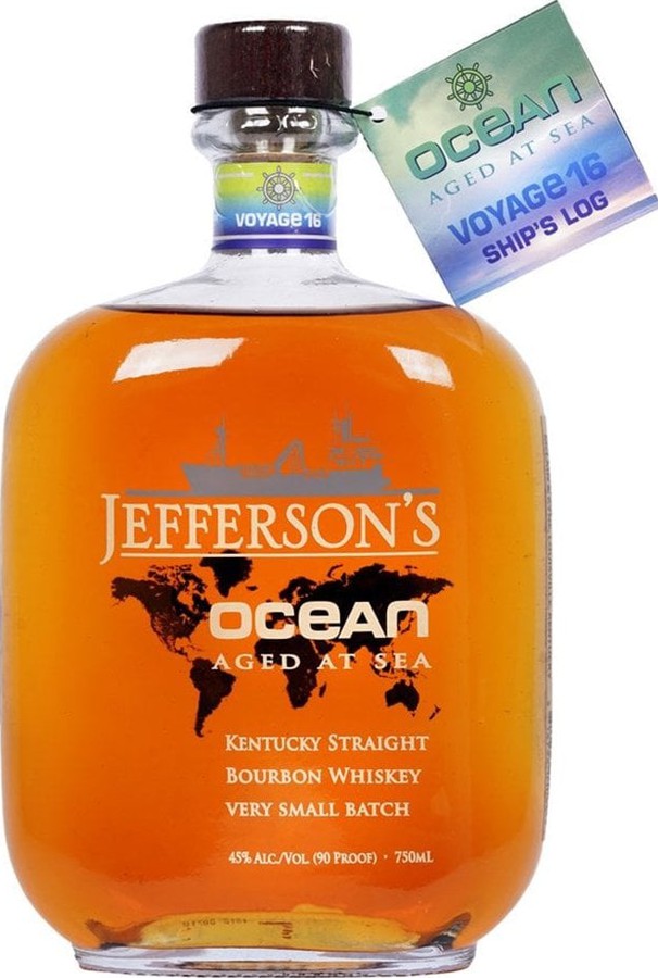 Jefferson's Ocean Aged at Sea Voyage #16 McLain & Kyne Louisville Kentucky 45% 750ml