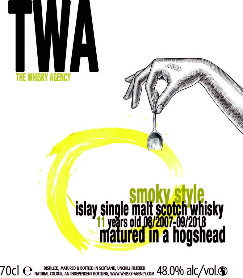 Islay Single Malt 2007 TWA Smoky Style 48% 700ml