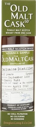 Dailuaine 1999 DL Advance Sample for the Old Malt Cask Sherry Butt 50% 200ml