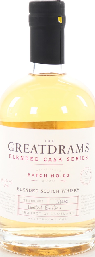 Blended Scotch Whisky 7yo GtDr Blended Cask Series Batch 02 46.2% 500ml