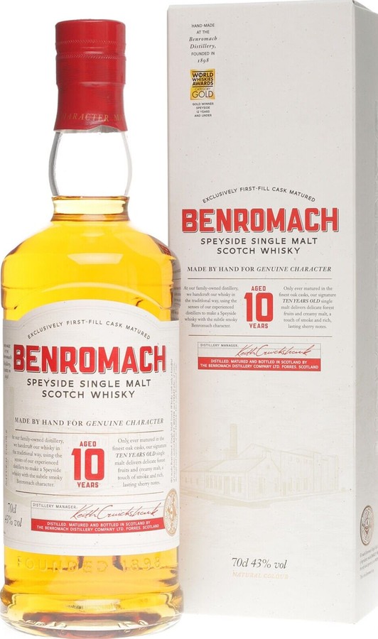 Benromach 10yo 1st Fill 43% 700ml