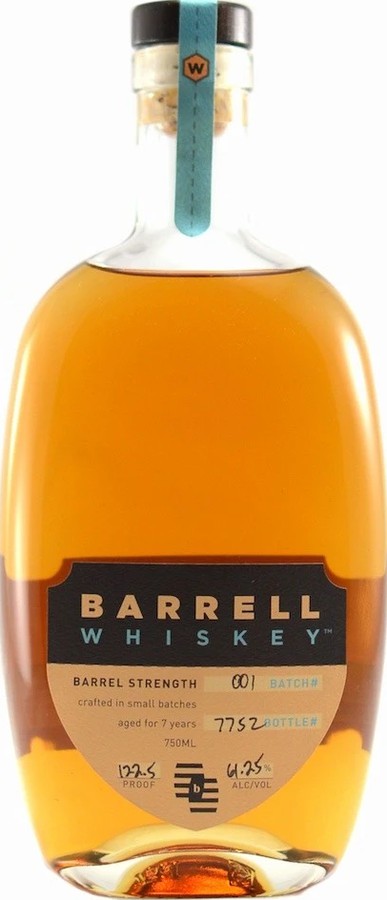 Barrell Whisky 7yo Charred White Oak Barrels Batch 001 61.25% 750ml